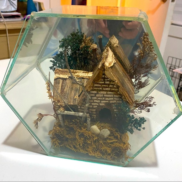 Glass Terrarium Cottage Decor - Picture 2 of 8